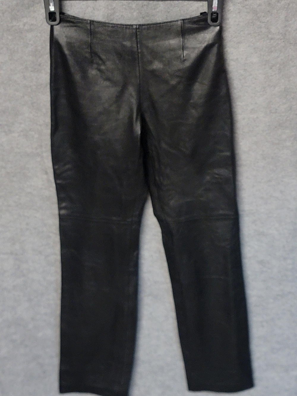 Women's Black Leather Pants